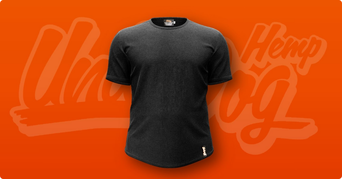 UndrDog Hemp Black Tee | Experience Earth’s Strongest Fiber